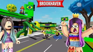 CRIEI O MAPA DA COPA DO MUNDO NO BROOKHAVEN! 🇧🇷 (Histórinha Roblox)