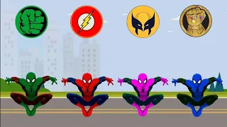 Tebak Gambar Superhero Avengers Spiderman , Ironman , Superman , Captain America , Batman dan Hulk