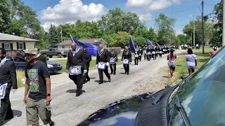 🗣️St. John's Day!! Prince hall Masons marching in Saginaw✌🏿❤️👊🏿🤝🏿🤝🏿🤝🏿🤝🏿🤝🏿 #detroit #313 #trashtalk