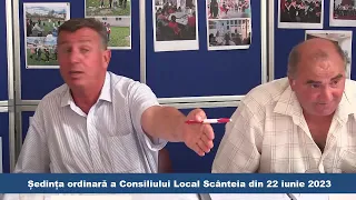 Sedinta ordinara a Consiliului Local Scanteia din 22.06.2023