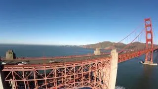 Flying Under the Golden Gate Bridge - DJI Phantom + GoPro Hero3