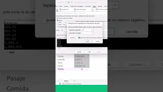 Cómo cambiar los separadores de decimales en Excel rápido y fácil #shorts