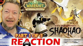 The Burdens of Shaohao Prelude REACTION The Vision & Doubt Part 1 Of 3 World Of WarCraft cinematic