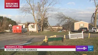 Significant tornado damage in Mediapolis