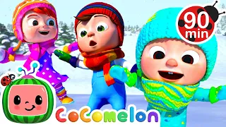 Skating in the Snow - Winter Song | CoComelon | Nursery Rhymes for Babies