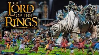 GREAT BEAST Vs Hobbit Horde! ~ Middle Earth SBG Battle Report