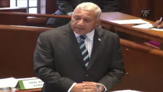 Statement by Fijian Prime Minister Voreqe Bainimarama