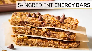 ENERGY BARS  |  easy, healthy 5-ingredient recipe