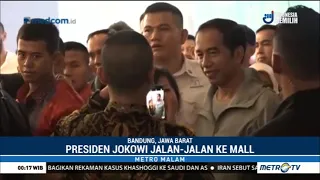 Jokowi Kunjungi Pusat Perbelanjaan di Bandung
