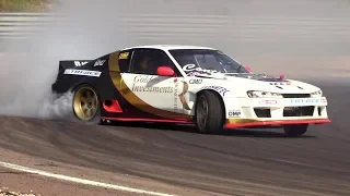 +800hp Nissan 200SX - VR38DETT GT-R R35 Swap - Francesco Conti drifting & on board