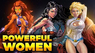 Top 10 Most Powerful Female Characters In DC Comics!