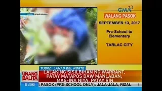 UB: Lalaking sisilbihan ng warrant, patay matapos daw manlaban; mag-ina niya, patay rin