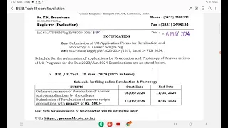 VTU UPDATE TODAY 6TH MAY 2024