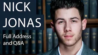 Nick Jonas | Full Address & Q&A | Oxford Union