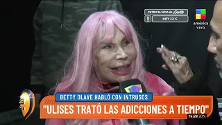 Betty Olave habló en exclusiva con Intrusos: "Respeto la decisión de Ulises"