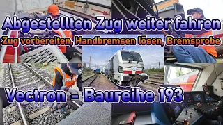 Abgestellten Zug weiter fahren (Bremsprobe) - Mehr Vorbereitung als Fahren! | Lokführeralltag #30