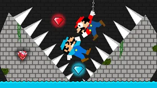 Mario HOT & Mario ICE Escape Watergirl and Fireboy (Part 33)