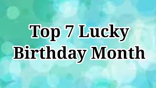 Top 7 lucky Birthday According to your Birthday month😊 Gleam point new video @Gleam point