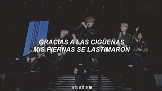 bts; baepsae (뱁새) (try-hard/silver spoon) // sub español + live stage mix