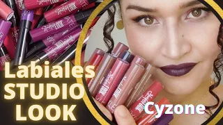 Reseña de labiales Studio Look de Cyzone