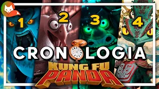 LA SAGA DE KUNG FU PANDA: Toda la Historia en orden Cronológico | Resumen de kung fu panda 1 al 4