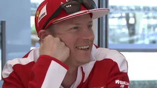 Kimi Räikkönen in awkward situations for 2 minutes 😏