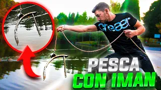 Pescando con SUPER IMÁN en un LAGO "BREIFR9"