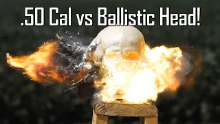 .50 Cal API EXPLODES Ballistic Head! - Ballistic High-Speed