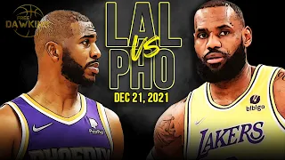 Los Angeles Lakers vs Phoenix Suns Full Game Highlights | Dec 21, 2021 | FreeDawkins