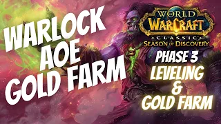 Warlock AOE Gold Farm & Leveling Guide - Season of Discovery Phase 3