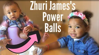 Making Zhuri James’s (LeBron James’s daughter) no bake power balls