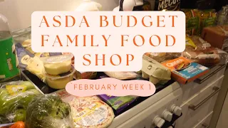 Budget Family Food Shop | February Week 1 2024