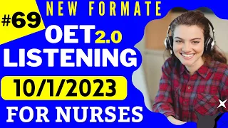 OET Listening Sample For Nurses - Test 69 - OET Listening  practice test 2.0 nurses exam online 2022