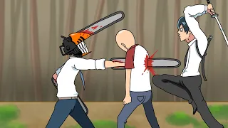 Denji made Saitama angry just because he cut wood