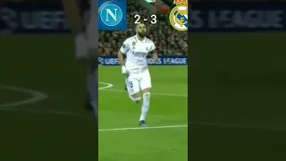 Real Madrid CF vs SSC Napoli UCL 23 Final imaginary match #shorts #football