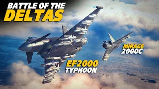 Eurofighter Typhoon Vs Mirage 2000C Dogfight | Digital Combat Simulator | DCS |