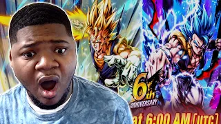 THE BEST ANNIVERSARY IN LEGENDS HISTORY! Dragon Ball Legends 6th Anniversary Reaction