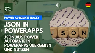 JSON aus Power Automate in PowerApps übergeben und nutzen | ParseJSON in Power Apps