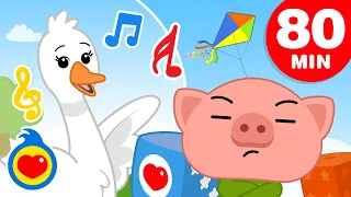 Playing All Day Long ♫ The Goose Game + More Fun Kids Songs (80 Min) ♫ Plim Plim