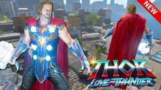 Marvel's Avengers Game - "Thor : Love & Thunder MCU Outfit " Freeroam Gameplay!