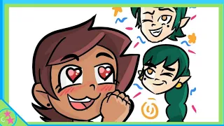 Luz Has A Crush On The Blight Twins? | The Owl House Comic Dub (Lumity/Comedy)