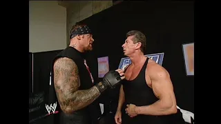 The Undertaker and Vince McMahon Backstage! 08/07/2003