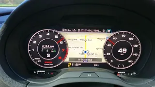 2020 Audi A3 Launch Control With Virtual Cockpit & Outside View