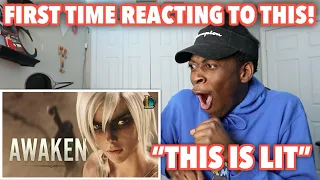 FIRST TIME REACTING TO Awaken (ft. Valerie Broussard) | Season 2019 Cinematic - League of Legends