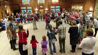 Seven Jumps dance at the John C. Campbell Folk School's annual Holiday Kids' Party