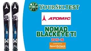 Тесты горных лыж Atomic Nomad Blackeye Ti (2015-16 год).