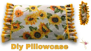 Simple Yellow Pillowcase | How To Make A Pillowcase | Full Tutorial For Beginners | eVin’s Work