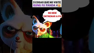 😮3 COSAS QUE NO VISTE EN KUNG FU PANDA 4