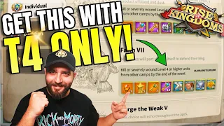 This is how you get MORE KILLS with T4 Troops! Rise Of Kingdoms Get More Kills