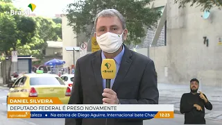 Deputado federal Daniel Silveira está preso no Rio novamente